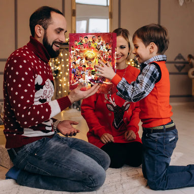 Countdown Advent Calendar Football Set 24 Day Advent Calendar Football Party Birthday Gifts Box Set Sports Christmas Supplies